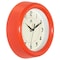 Infinity Instruments Spartan Orange Wall Clock, 8 in. 12836OR-2042 - alternate 6